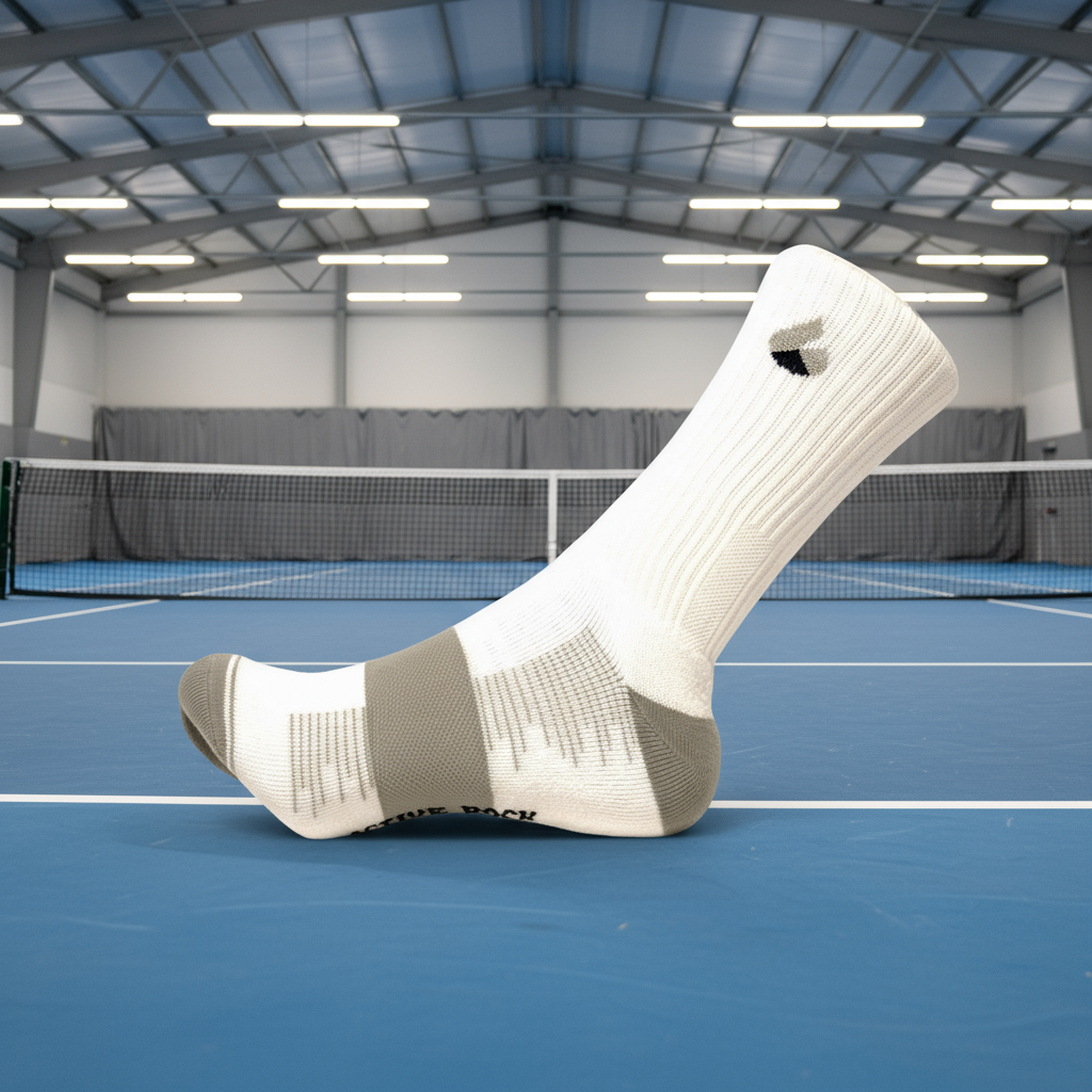 Tennis Socks Crew White/Grey