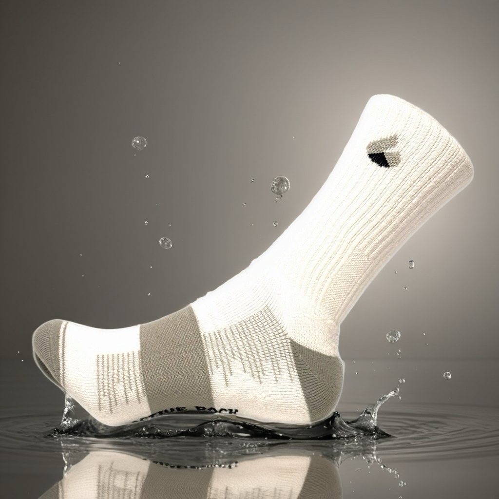 Tennis Socks Crew White/Grey