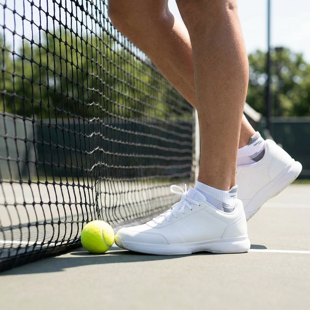 Chaussettes de Tennis Low Cut Lite Blanc/Gris