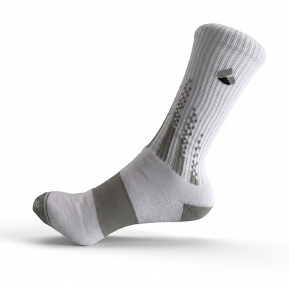 Pickleball Socken Crew Weiss/Grau 